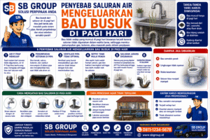 Penyebab Saluran Air Mengeluarkan Bau Busuk di Pagi Hari