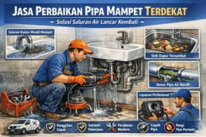Jasa Perbaikan Pipa Mampet Terdekat Solusi Saluran Air Lancar Kembali